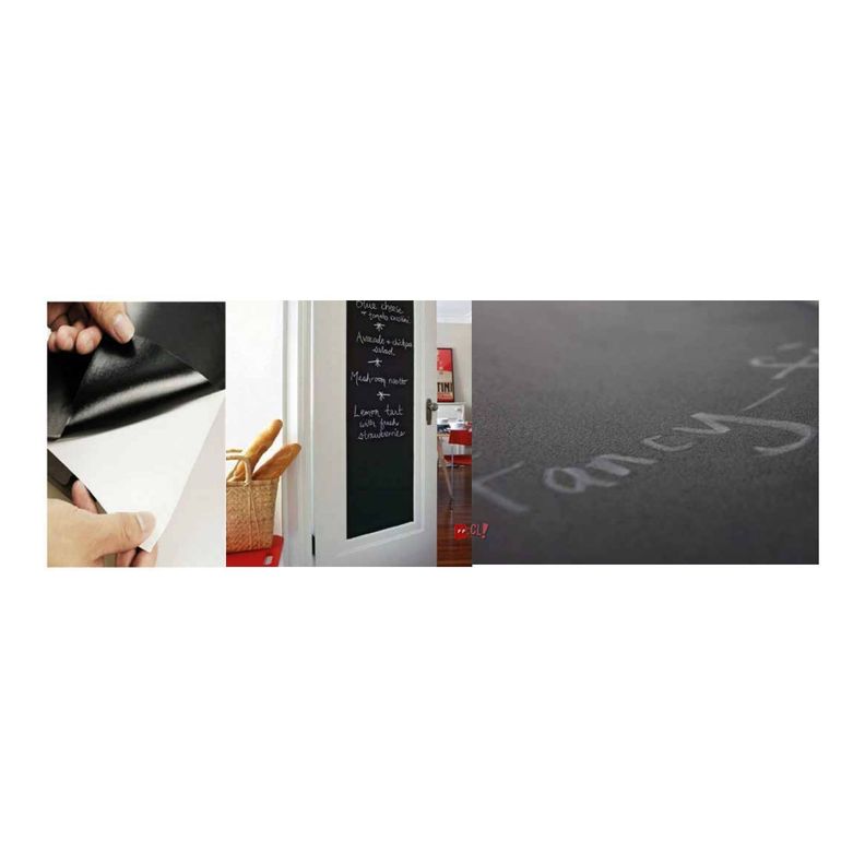 Pizarra Adhesiva De 200x60cm Con Tizas - PuntoStore-1