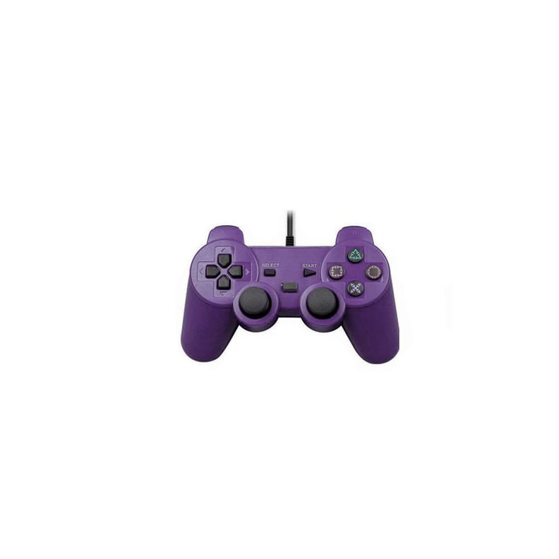 Joystick Usb Pc Vibración Análogos Morado - Puntostore-0