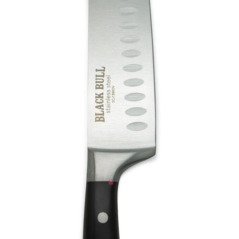 Cuchillo Santoku Platinium Colletion Black Bull - PS-2
