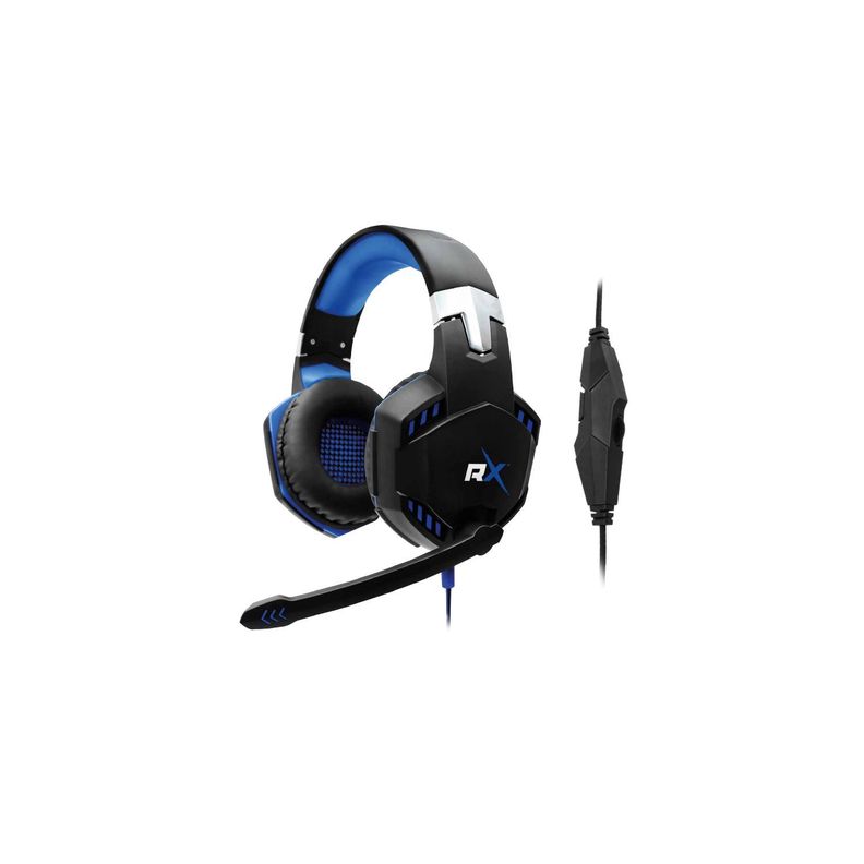 Audífono Gamer Pc 3.5mm Usb Led Azul-0