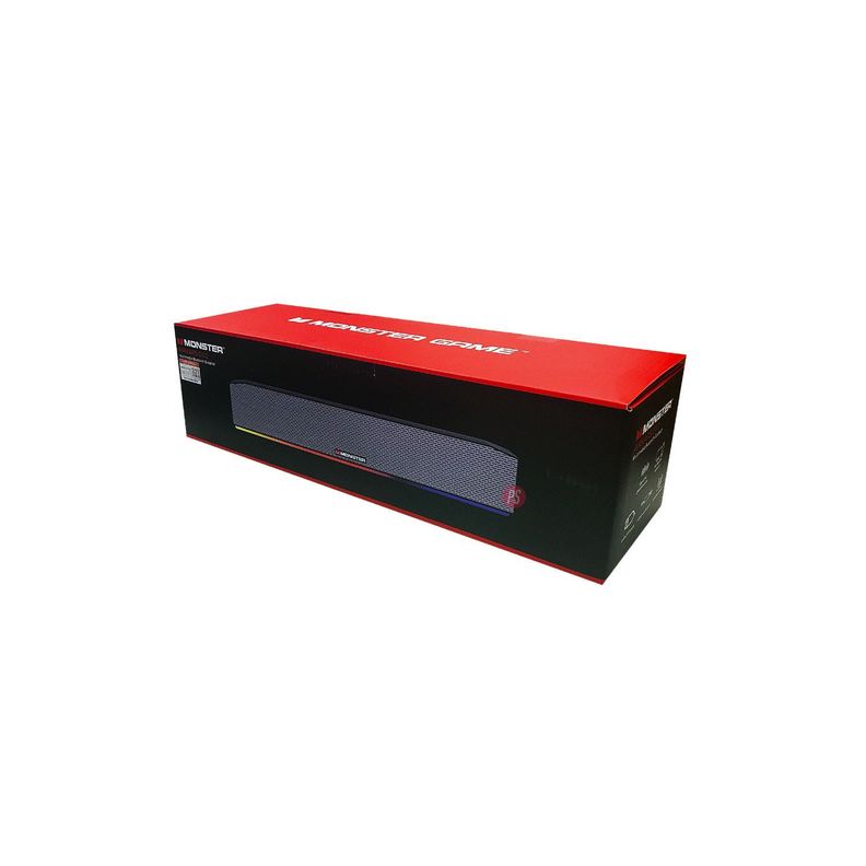 Parlante Gamer Rgb Barra Sonido 25w Monster G01 - PS-5