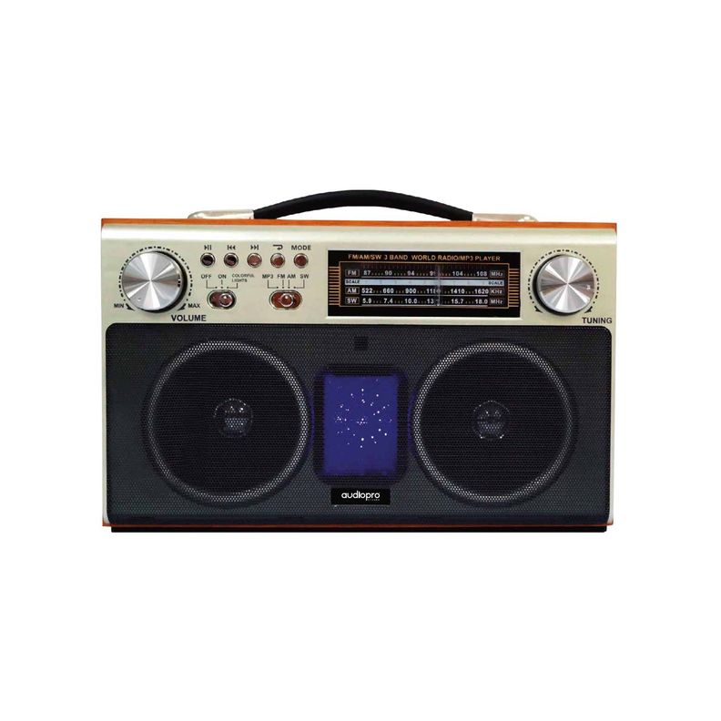 Radio Back To Retro Bluetooth 5w Portátil - PuntoStore-0