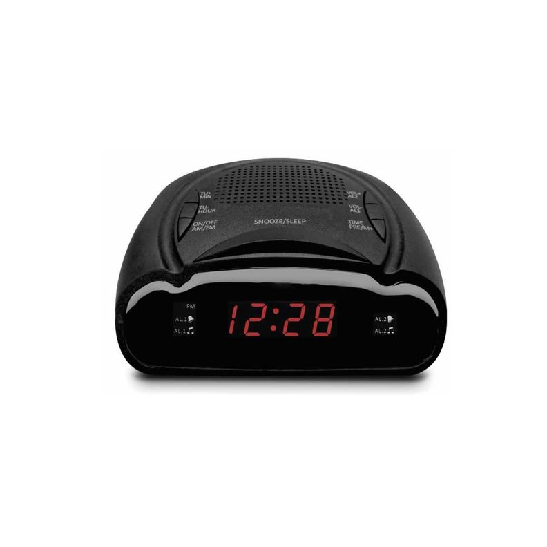 Radio Reloj Led Despertador Doble Alarma - PS-0