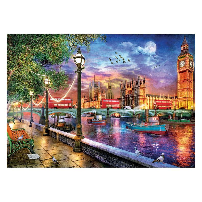 Puzle Londres Al Atardecer 2000 Piezas Tamaño 96x68cm - PS-1
