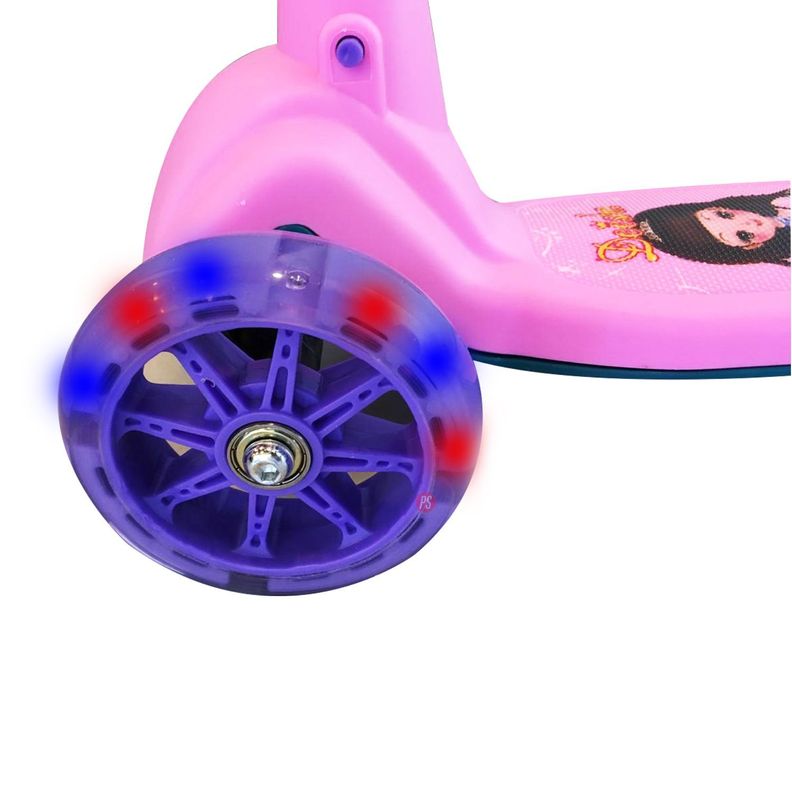 Scooter De 3 Ruedas Diseño Muñeca Ruedas Iluminadas - PS-3