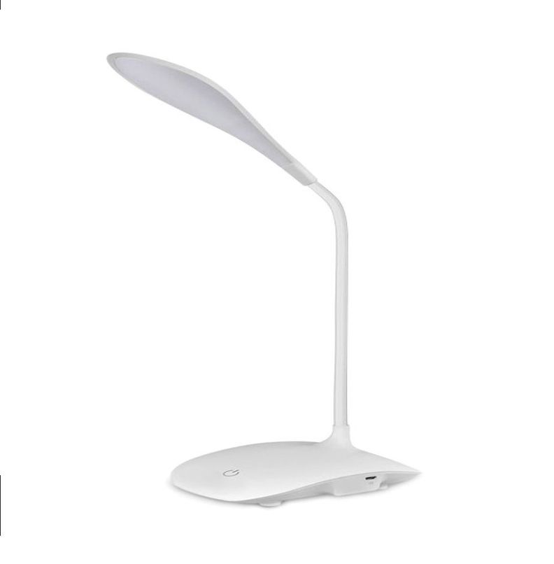 Lampara De Escritorio Flexible Portatil - Puntostore Blanco