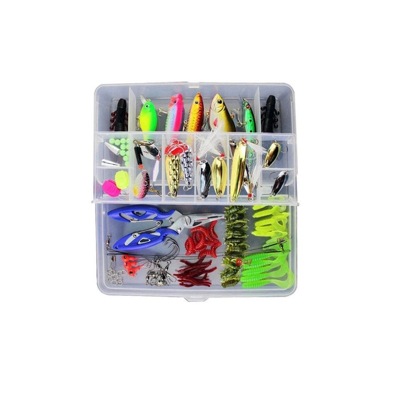 Señuelos Pesca Kit 101 Unidades - Puntostore-1
