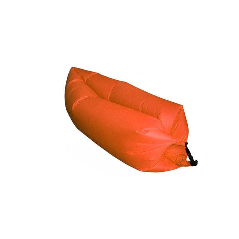Sofá Tumbona Sillón Inflable 200cm X 90cm Color Naranjo - PuntoStore-0