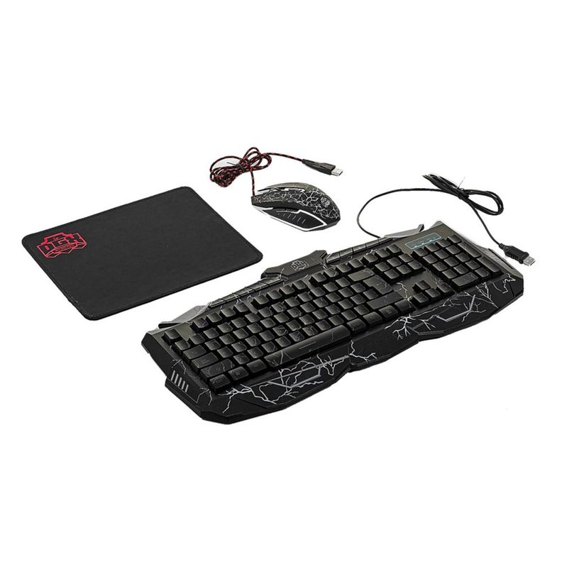 Kit Teclado + Mouse Y Mouse Pad Gamer Angel Of Death - PS-0