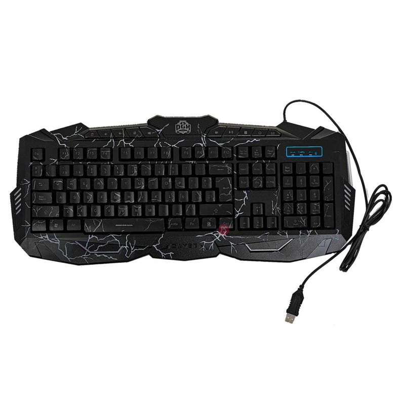 Kit Teclado + Mouse Y Mouse Pad Gamer Angel Of Death - PS-1