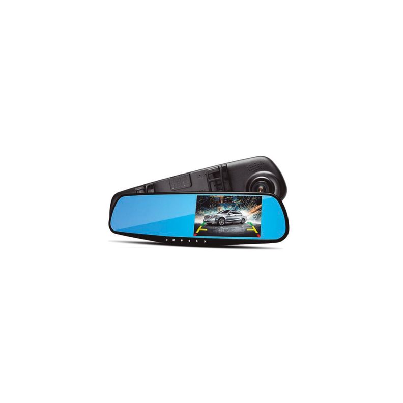 Espejo Retrovisor Grabador Cámara Delantera Y Trasera - Puntostore-0