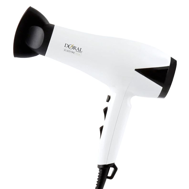 Secador De Pelo 2000W Con Aire Frio Blanco Bergen Doral - PS