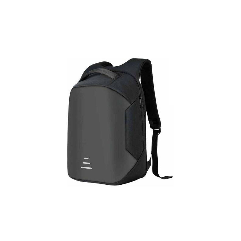 Mochila Antirrobo Impermeable Con Usb Color Negro - PuntoStore-0