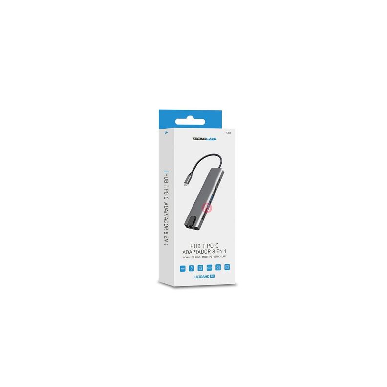 Hub Conector Tipo C 8 En 1 - PS-2