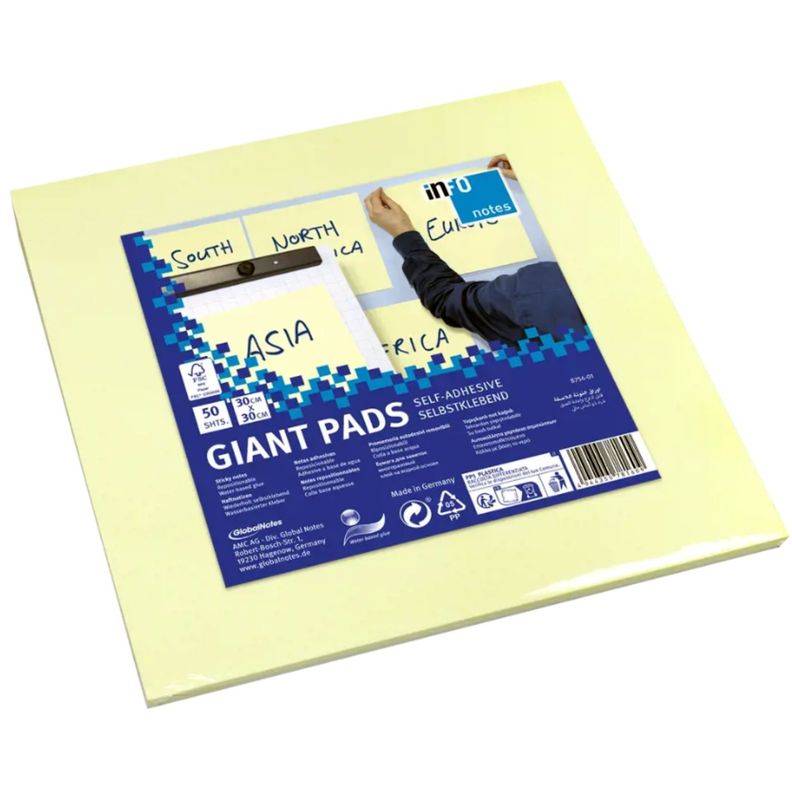 Pads Notas Adhesivas Gigantes 50hojas 30x30cms - PS-0