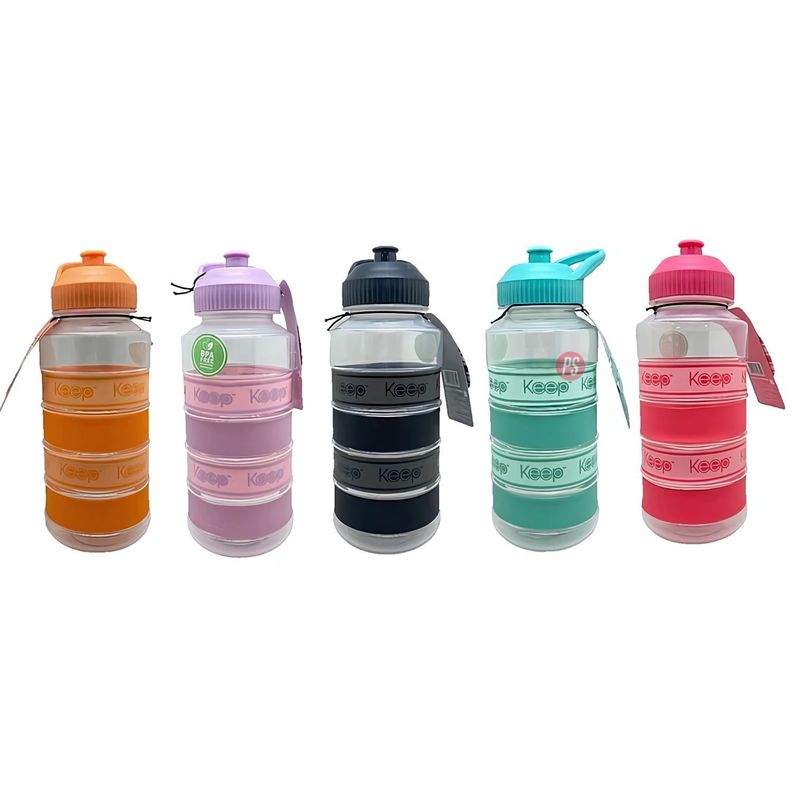 Botella Big Bands 1L Keep Diseño Colorido - PS-1