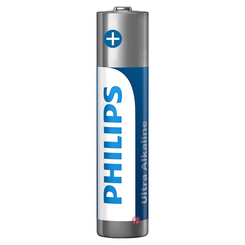 4 Pilas Alcalinas AA Blíster Philips LR6E4B - PS-1