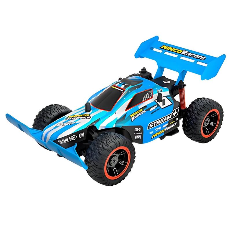 Auto RC Buggy 118 Stream+ 24Ghz Todo Terreno Azul - PS