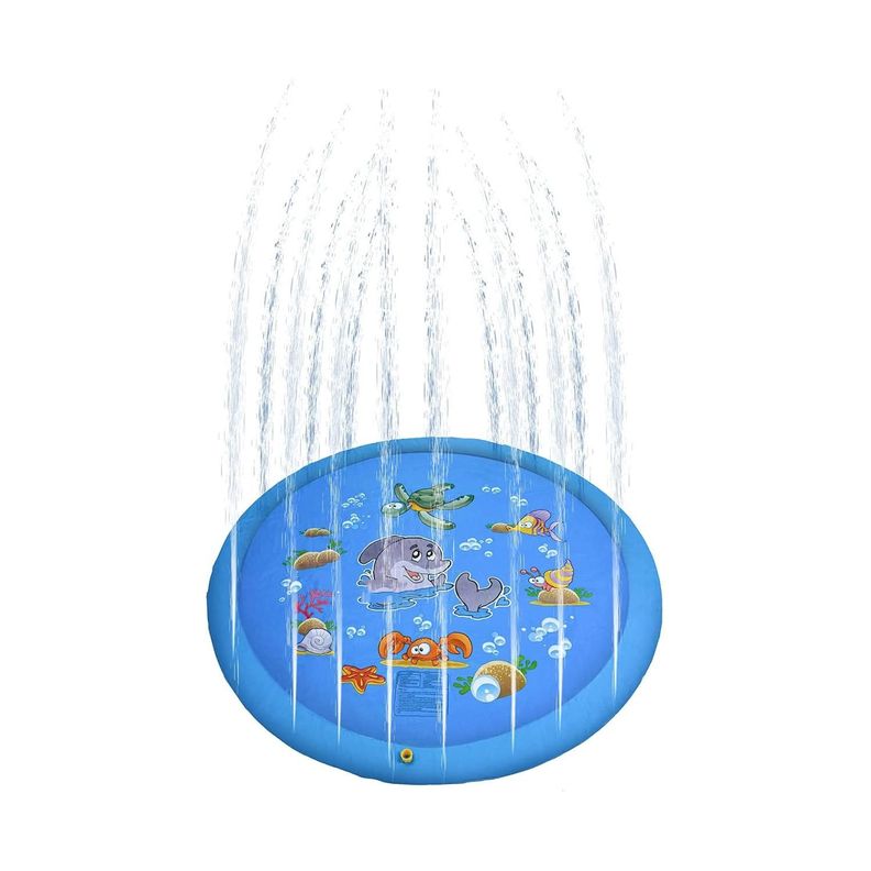 Alfombra Piscina Chorros De Agua 167cms Diseño - PS-0