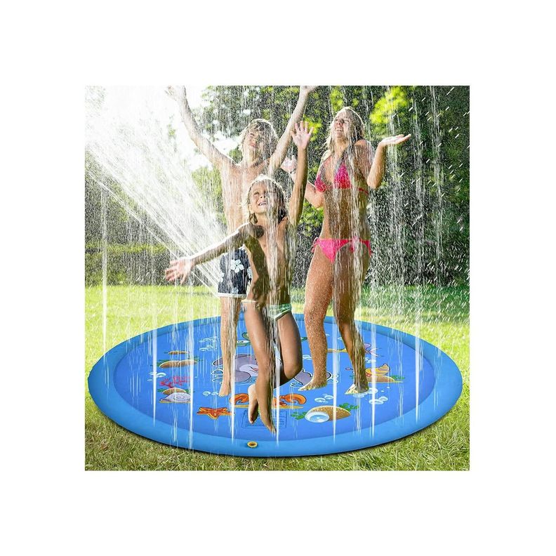Alfombra Piscina Chorros De Agua 167cms Diseño - PS-3
