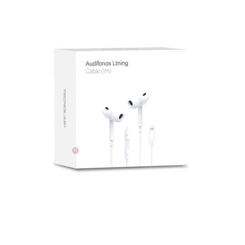 Audífonos Compatible Conector Lightning Iphone Blanco - Ps-2