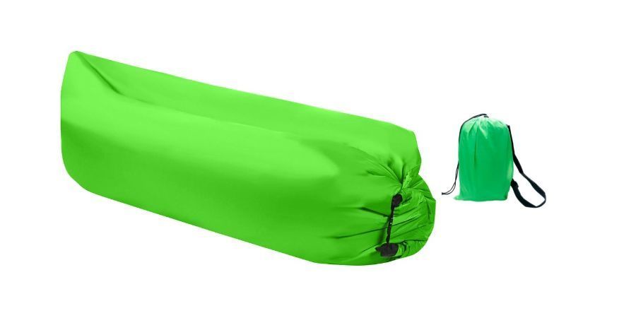 Sofá Tumbona Sillón Inflable 200cm X 90cm Color Verde - PuntoStore-1