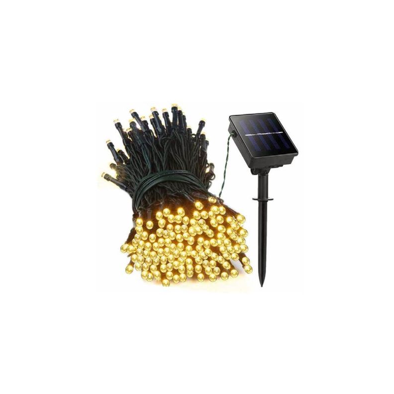 Guirnalda Solar 200 Led Resistente Al Agua - PuntoStore-0