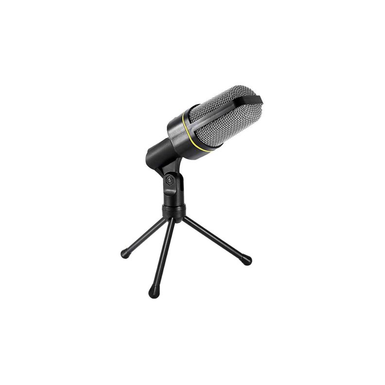 Microfono De Condensador 3,5mm Multimedia - PuntoStore Negro