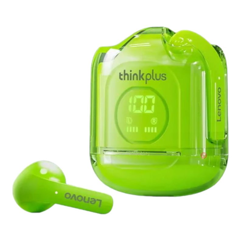 Audífonos Bluetooth Lenovo Xt65 Color Verde - PS-1