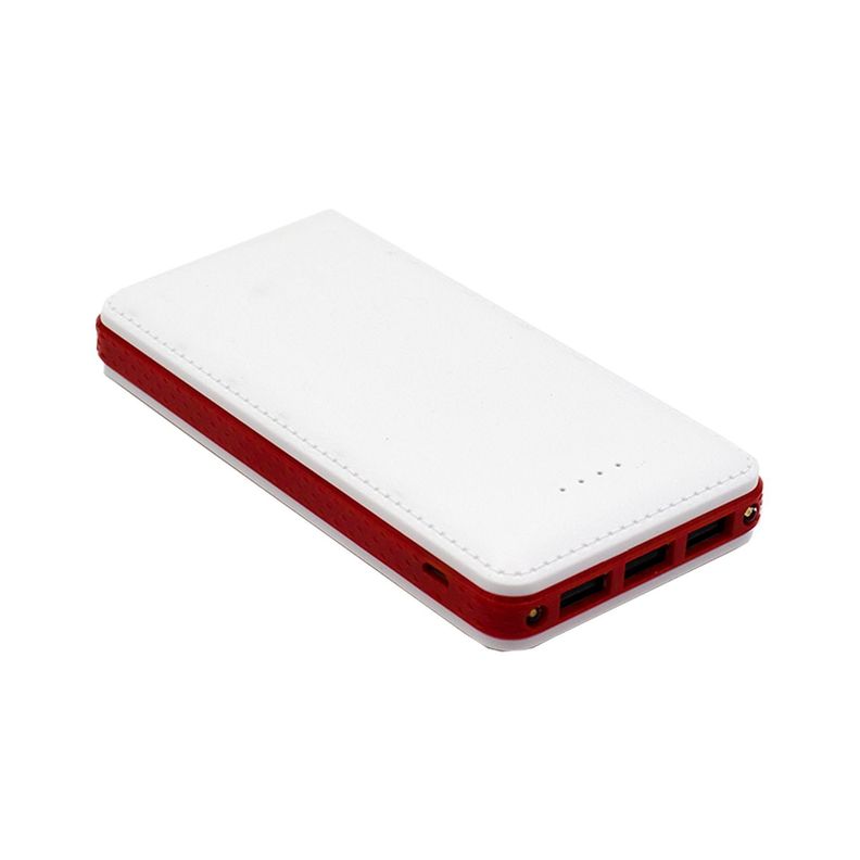 Power Bank Cargador Portátil 17000Mah 3 Usb Rojo - PuntoStore-0