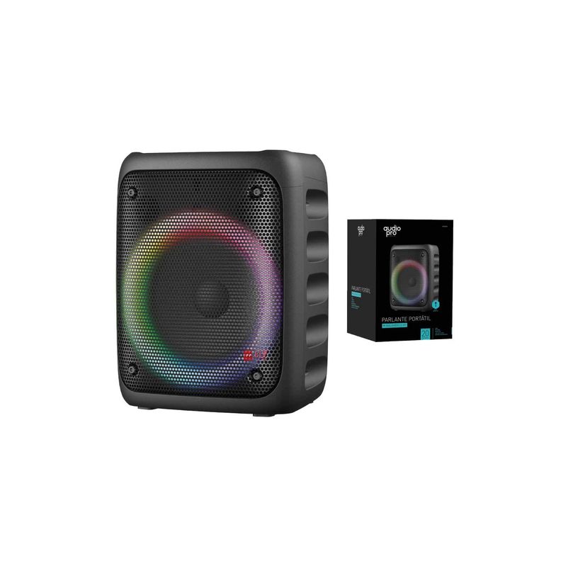 Parlante Bluetooth Karaoke Con Micrófono Luz Flash - Ps-1