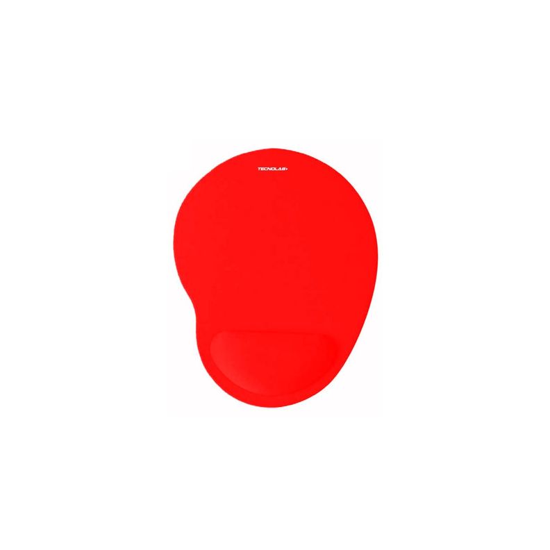 Mouse Pad Con Apoya Muneca De Gel Rojo - PuntoStore