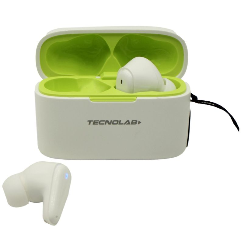 Audífonos Bluetooth Tws Con Correa Blanco - PS-0