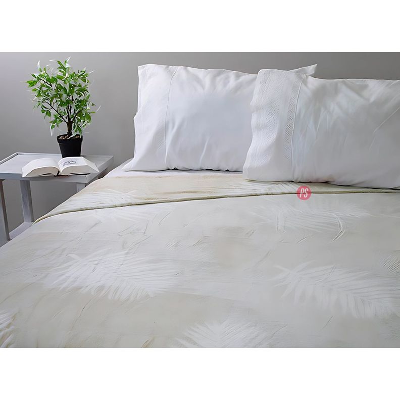 Frazada Flannel Mali 2 Plazas Tonos Rosas Doral - PS-1