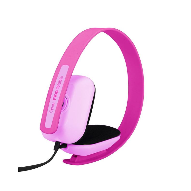 Audífonos Para Niños Ajustable Con Micrófono Rosado - Ps-0