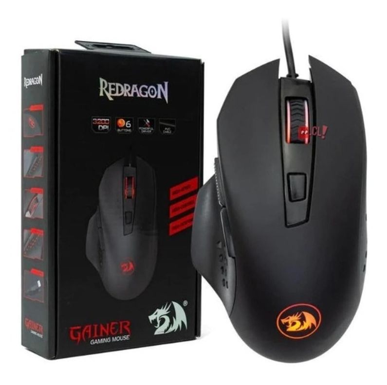 Mouse Gamer Redragon Gainer M610 Rgb - Ps-3