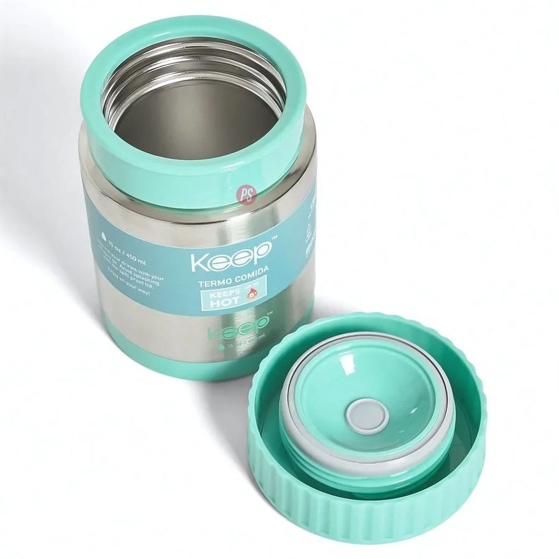 Termo Comida Keep 450 ml Colores Vibrantes - PS-1