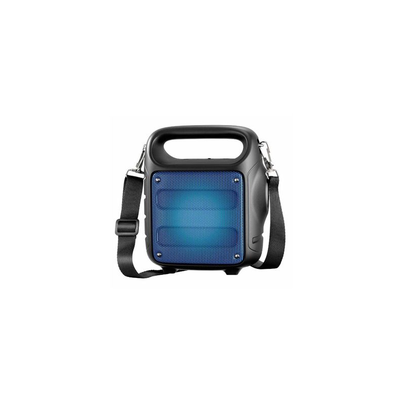Parlante Bluetooth Con Iluminacion Azul 5w Rms Portatil - Puntostore