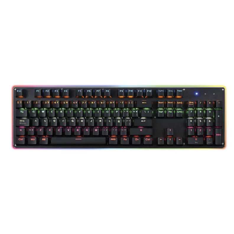 Teclado Gamer Mecánico Retroiluminado Base Aluminio - Ps-0