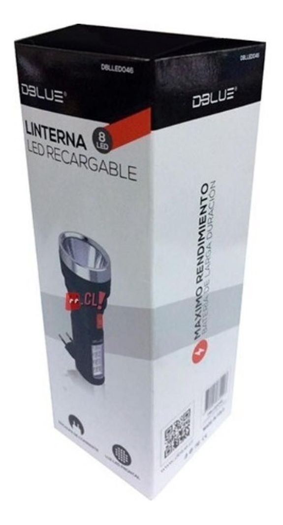 Linterna 8 Led De Mano Recargable - Ps-1