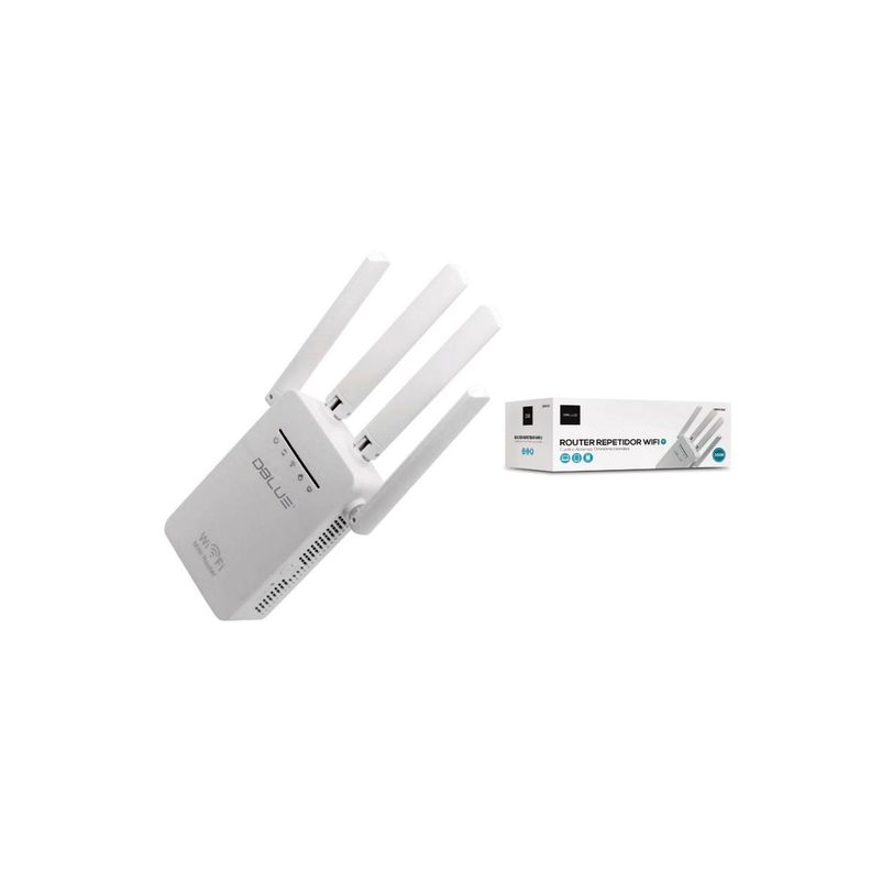 Repetidor Amplificador Señal Internet Wifi De 4 Antenas - Puntostore-2