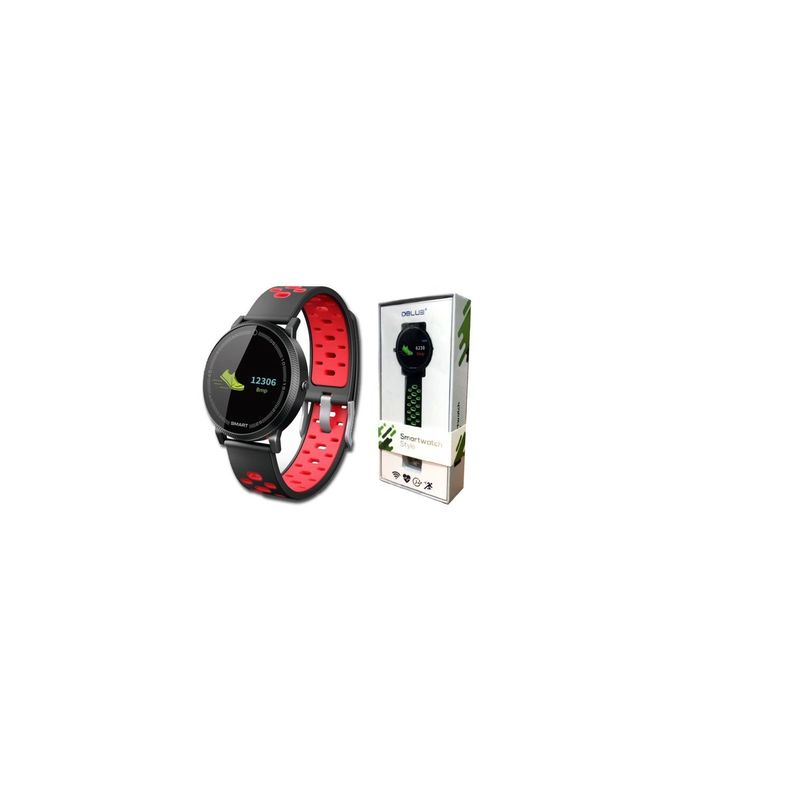 Smartwatch Con Pantalla Oled Ip67 Color Rojo - Puntostore-1