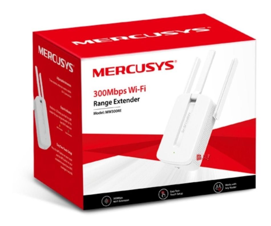 Repetidor Amplificador Wifi 3 Antenas 300mbps Mercusys - Ps-2