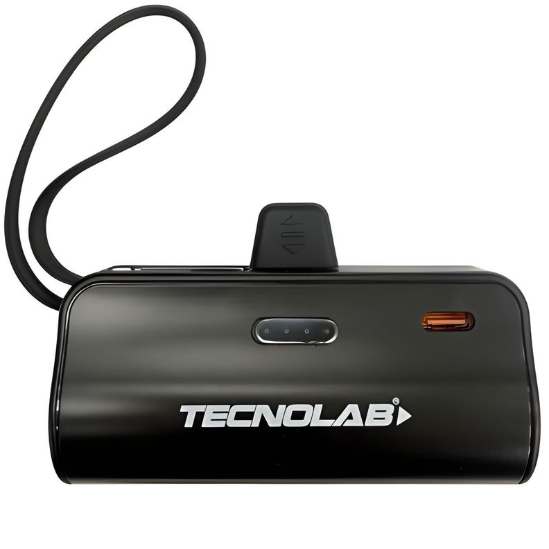 Powerbank 10000mAh 20W USB-C y Lightning Colores - PS Negro