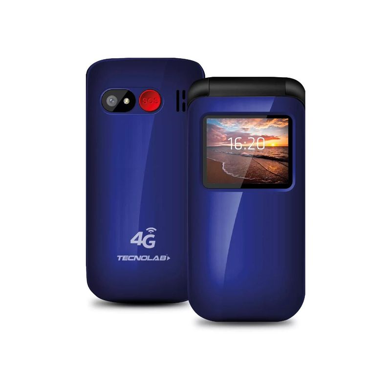 Celular Senior Adulto Mayor 4G Almeja Azul - PS-0