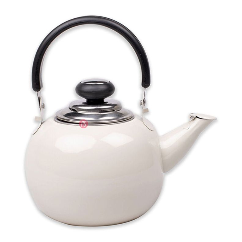 Tetera De Acero Inoxidable 800ml Color Marfil - PS-1