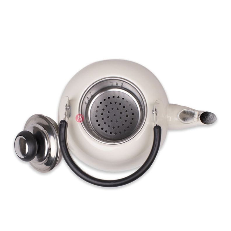 Tetera De Acero Inoxidable 800ml Color Marfil - PS-2