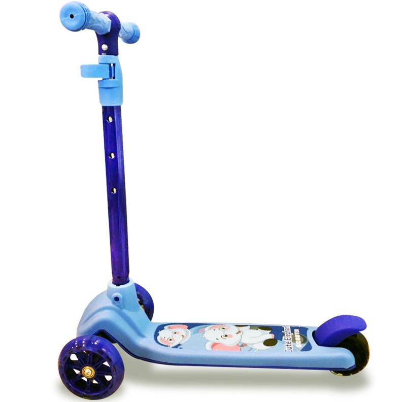 Scooter De 3 Ruedas Diseño Elefante Ruedas Iluminadas - PS-0