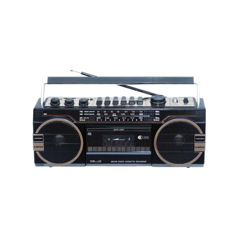 Radio Retro Cassette X-bass 10w - Ps-0