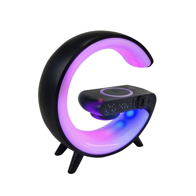 Parlante Bluetooth My Lil G Cargador Inalámbrico Negro - PS-1